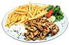 150 Hähnchen Gyros